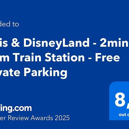 Paris & Disneyland - 2Min From Train Station - Free Private Parking Villiers-sur-Marne Buitenkant foto