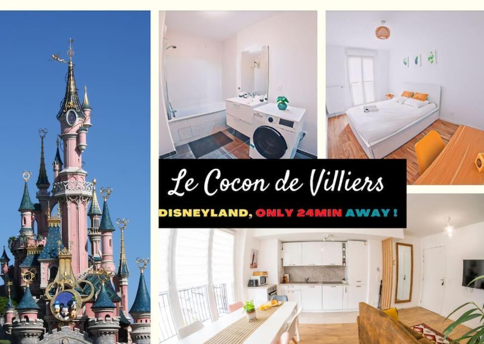 Paris & Disneyland - 2Min From Train Station - Free Private Parking Villiers-sur-Marne Buitenkant foto