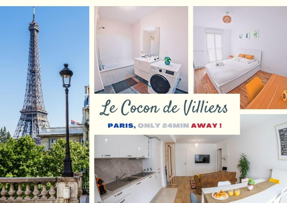 Paris & Disneyland - 2Min From Train Station - Free Private Parking Villiers-sur-Marne Buitenkant foto