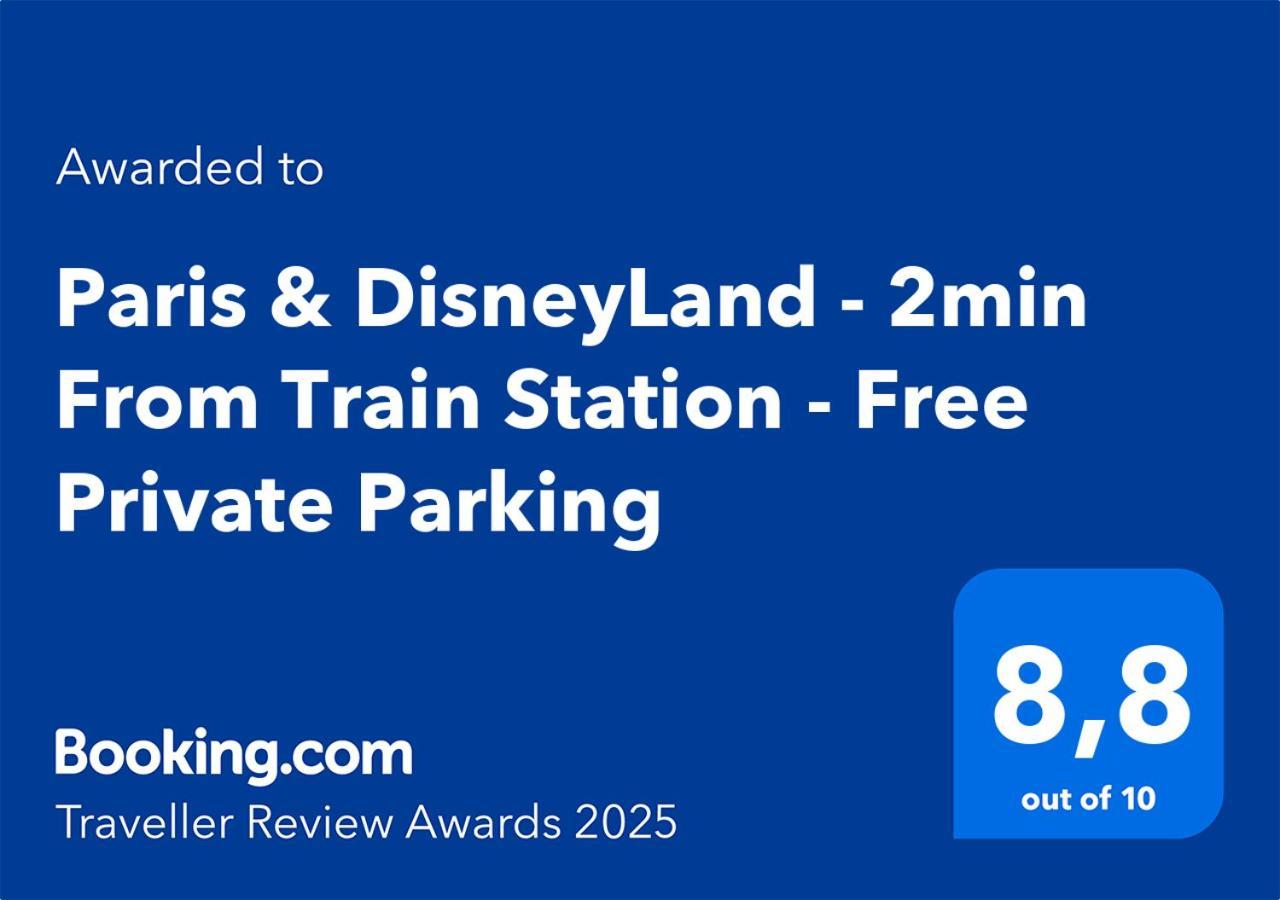 Paris & Disneyland - 2Min From Train Station - Free Private Parking Villiers-sur-Marne Buitenkant foto